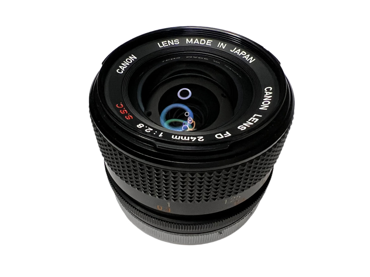 Canon FD 24mm F2.8 S.S.C. 管理A42 Canon FD 24mm f2.8 SSC – Factory Cameras