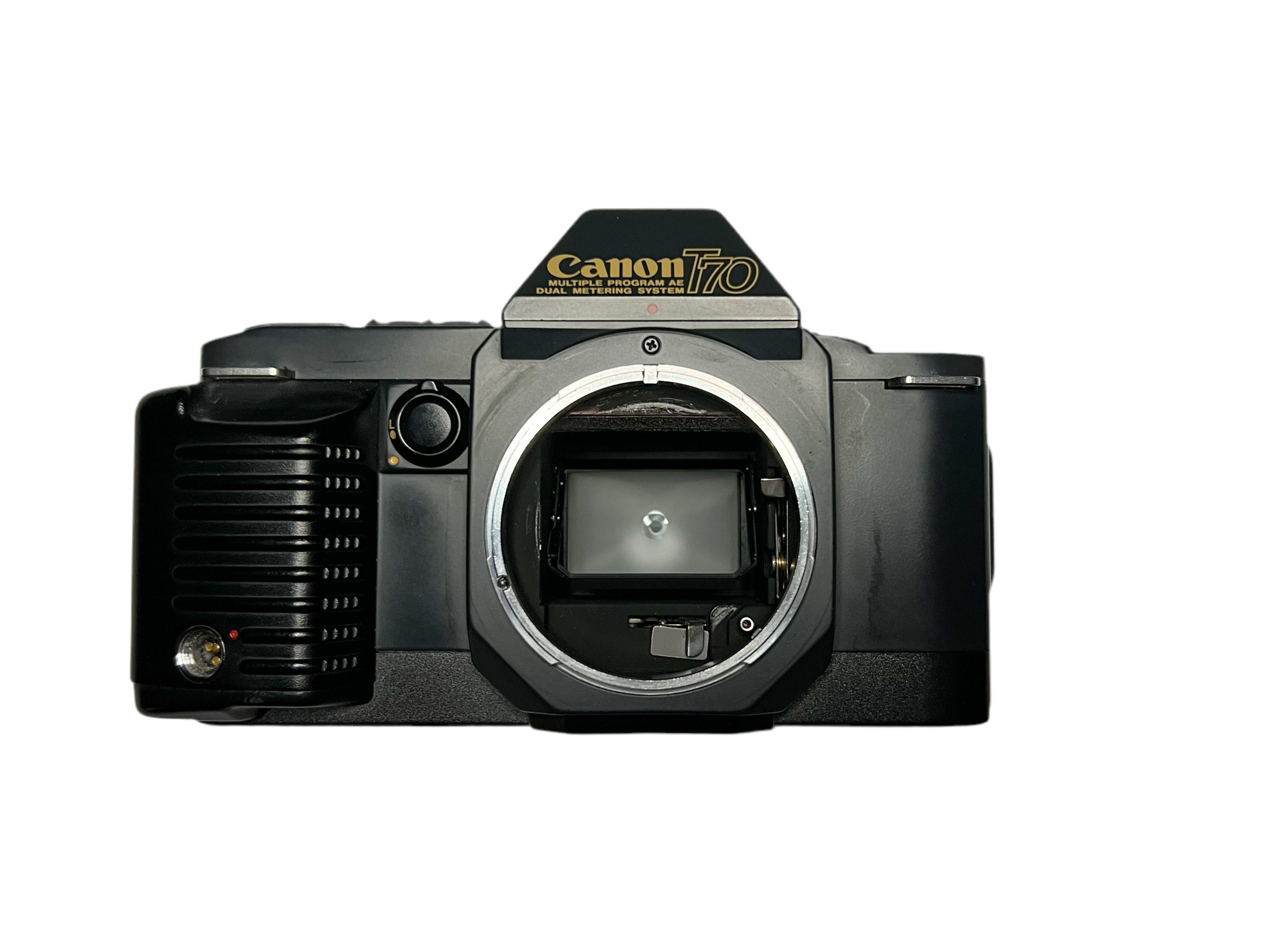 Canon T70 with FD 50mm f1.8 – Factory Cameras